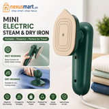 Mini Electric Steam & Dry Iron with Spray – Portable Travel Iron