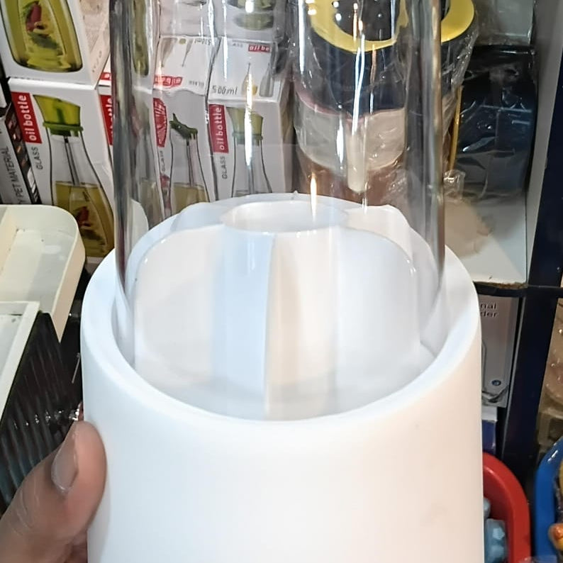 360° Rotating Makeup Brush Holder with Lid