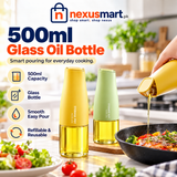 500ml Glass Oil Bottle – Kitchen Cooking Oil Storage Bottle