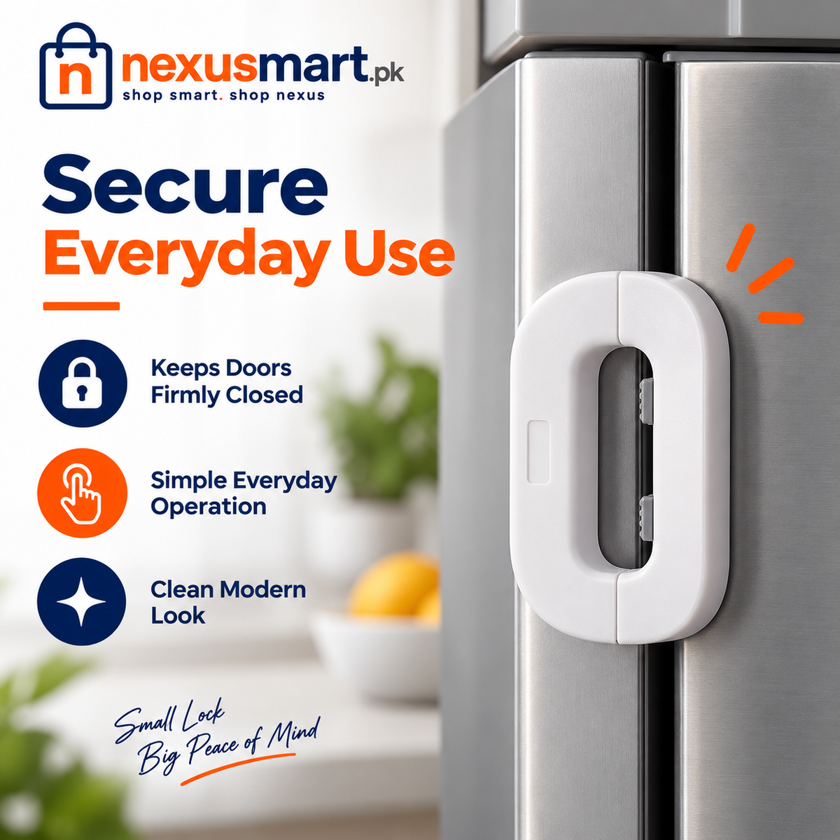 Fridge Lock – Refrigerator Safety Lock for Home Use