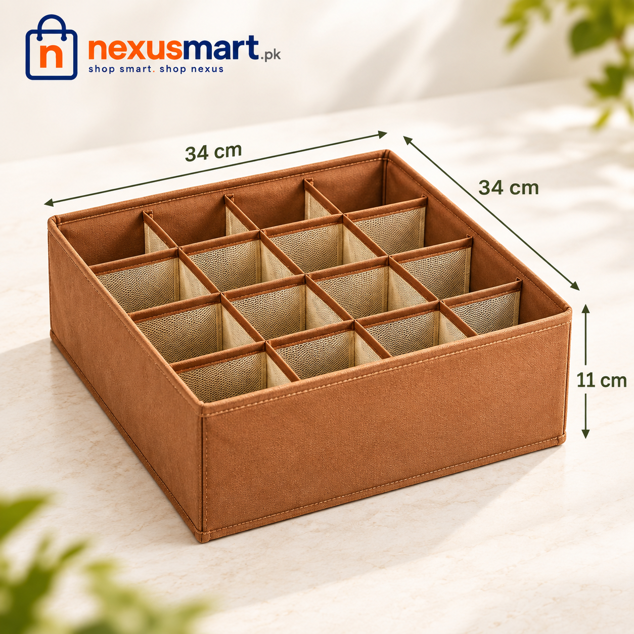 Matrix FlexFold 16-Grid Drawer & Wardrobe Organizer