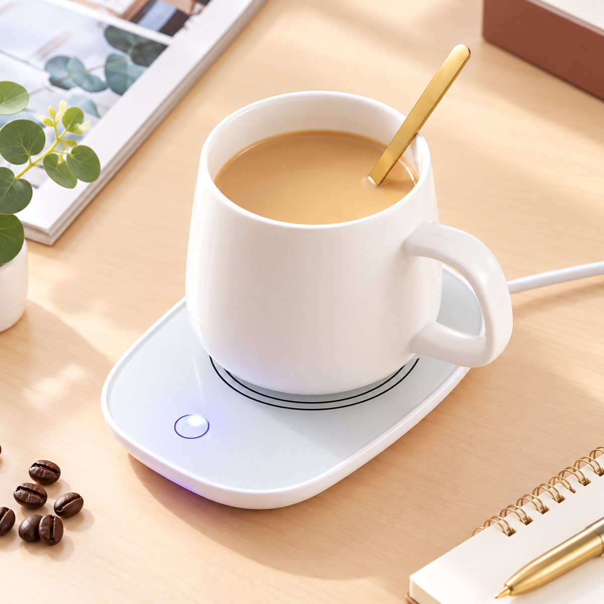 Electric Heat Pad Mug Warmer for Tea & Coffee