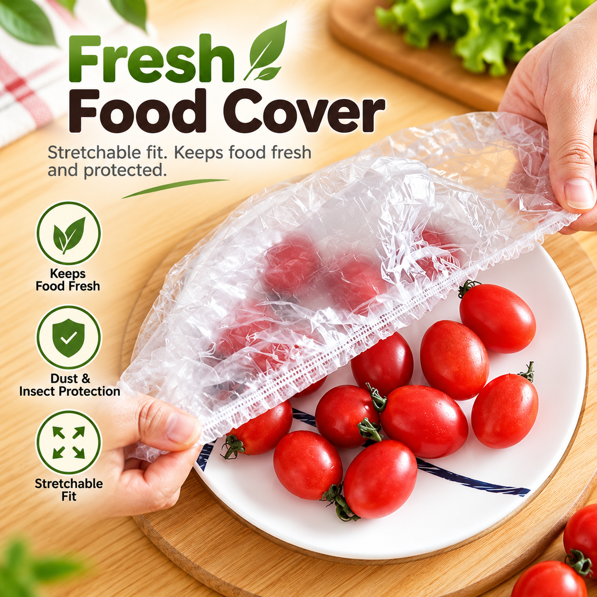 Food Wrap – Kitchen Food Storage & Covering Roll