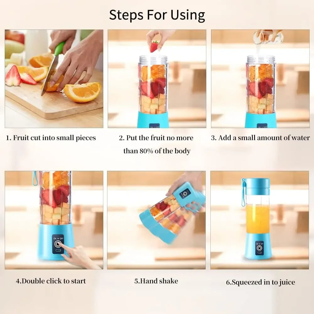 Electric USB Juicer Blender Portable