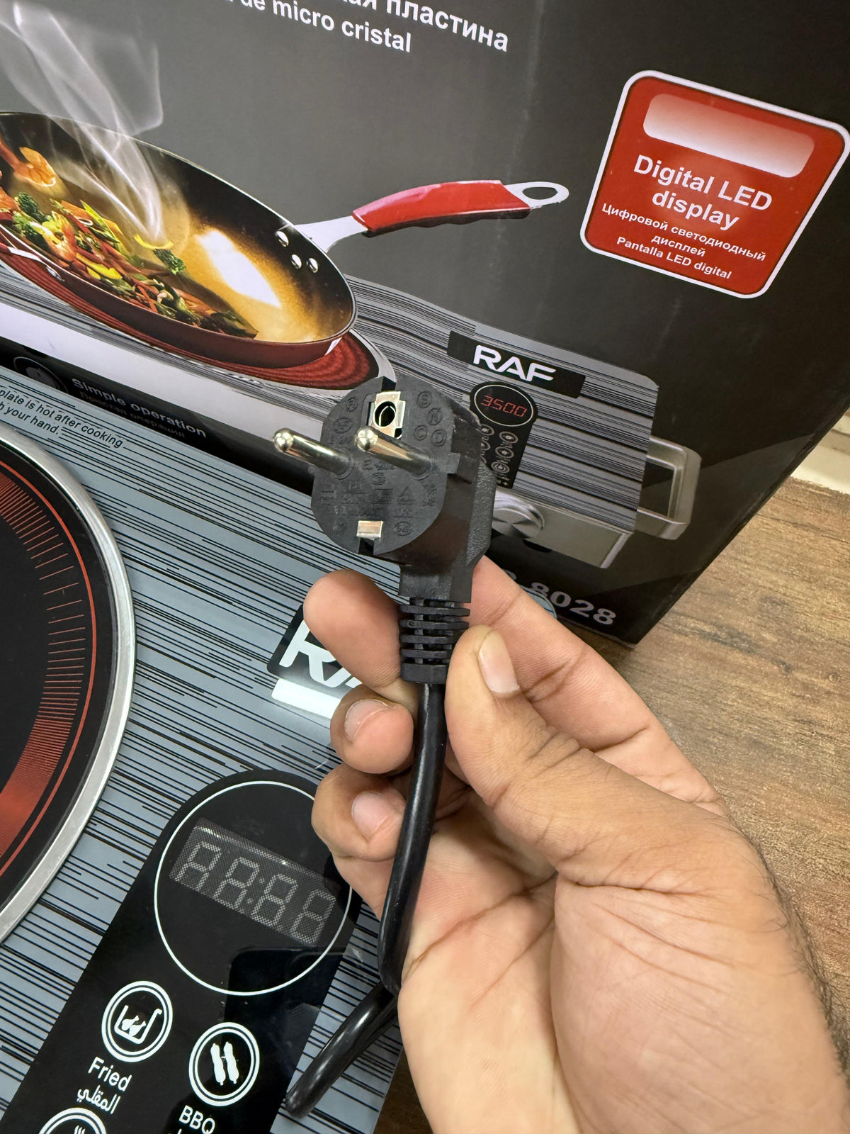 RAF Premium 3500W Infrared Cooker – Digital Control