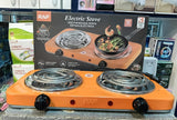 RAF Double Electric Stove 2000W – Dual Coil Hot Plate