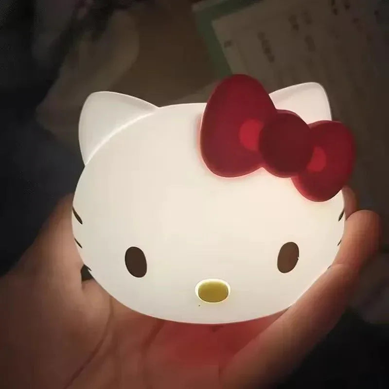 Hello Kitty Silicone Face Lamp – Soft Night Light