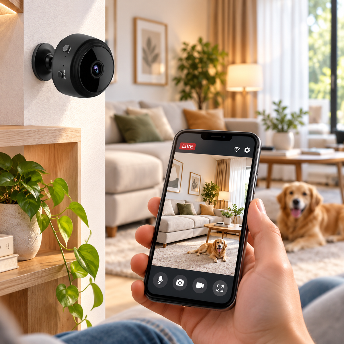 A9 Mini Rechargeable Wireless Camera – Compact Security Camera