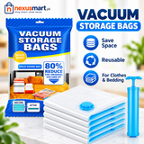 Vacuum Storage Bags for Clothes, Blankets & Travel