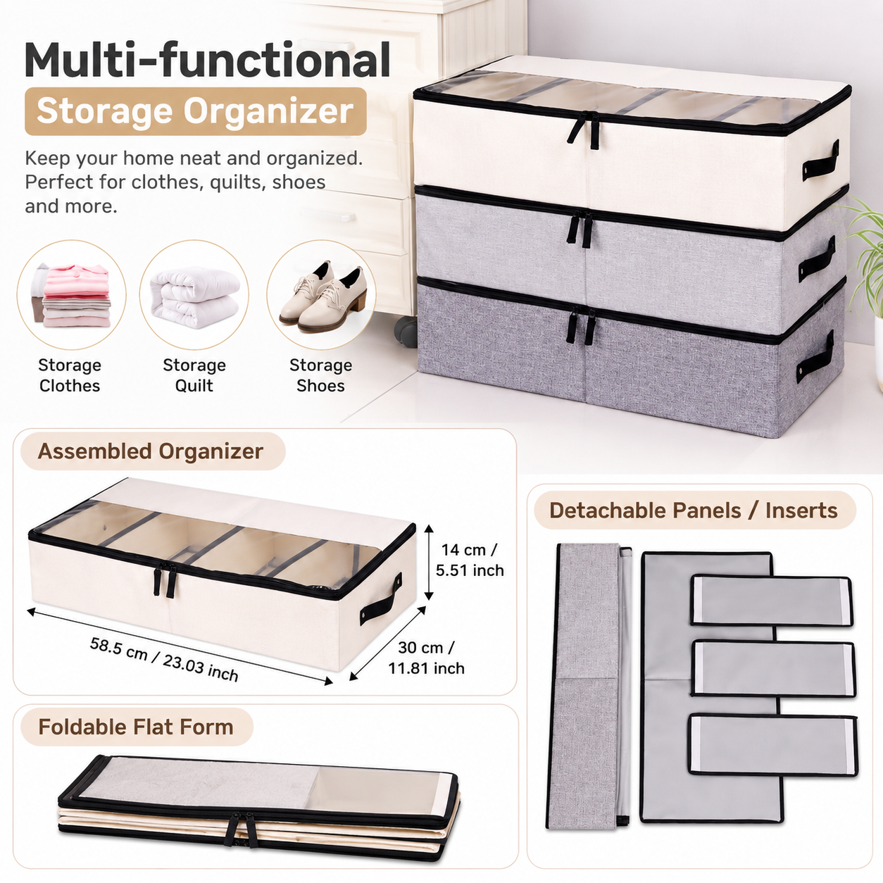 Shoe Organizer for Neat & Space-Saving Footwear Storage