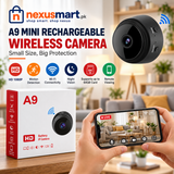 A9 Mini Rechargeable Wireless Camera – Compact Security Camera