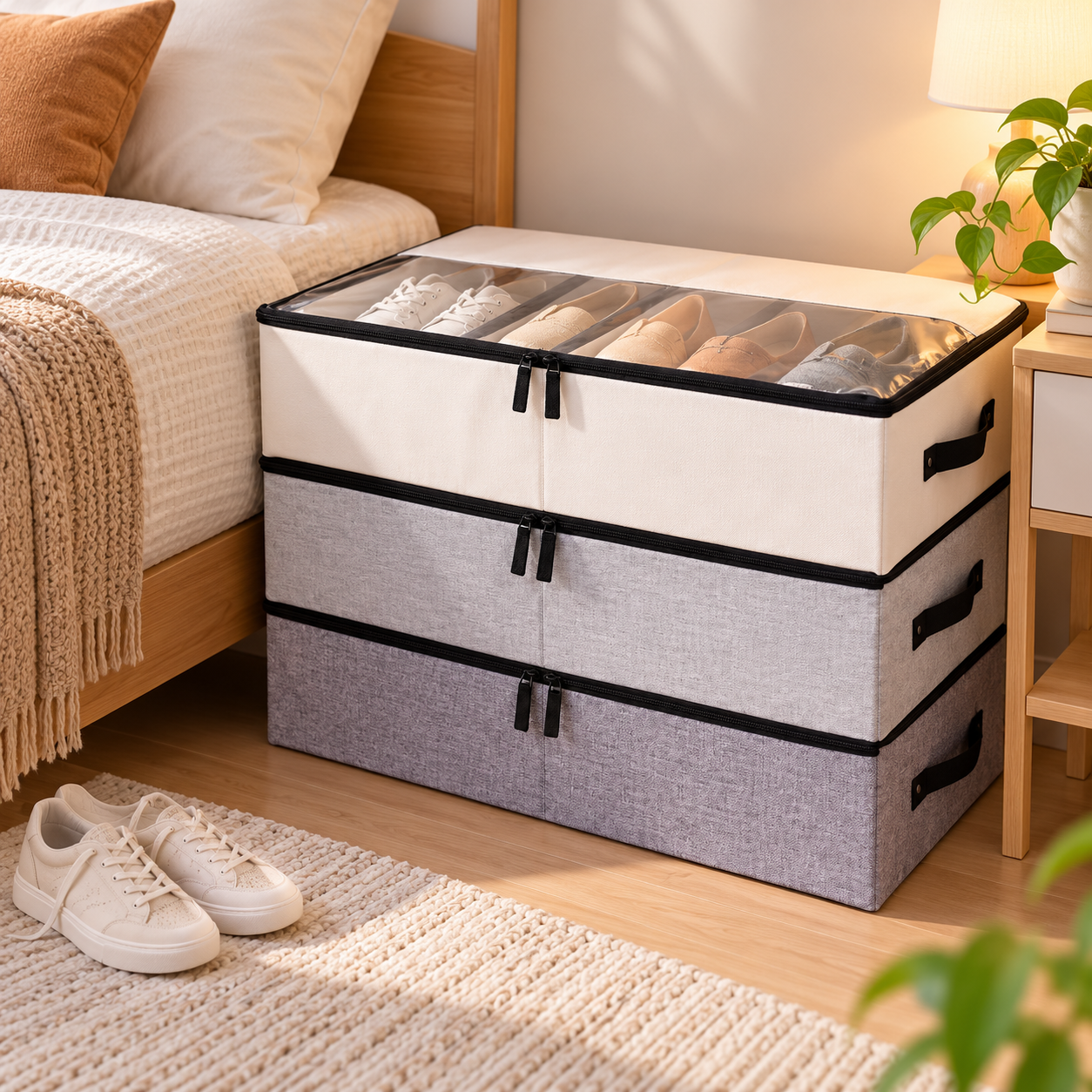 Shoe Organizer for Neat & Space-Saving Footwear Storage