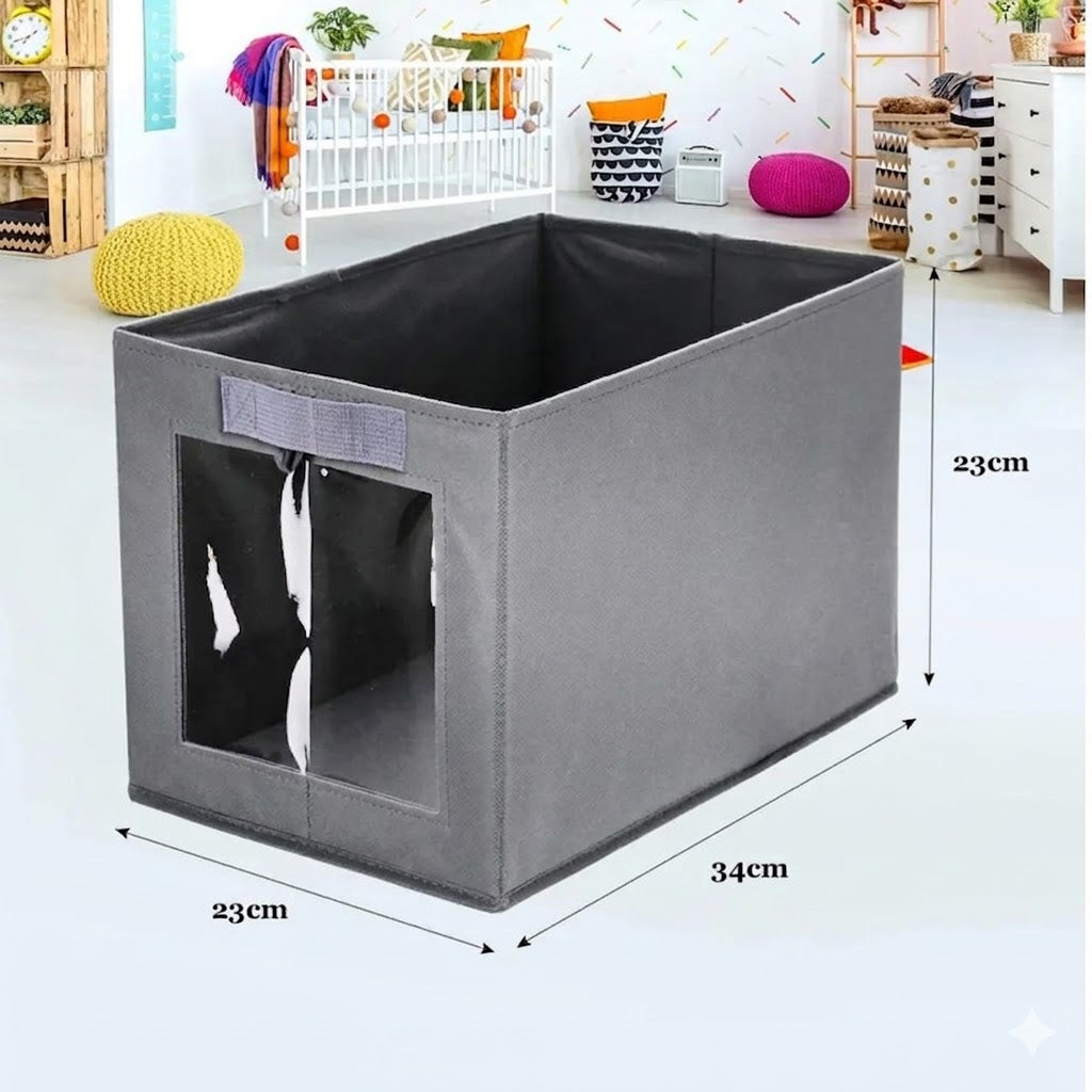 Foldable Storage Box with Handle Home Organization view 3 - Nexusmart Pakistan