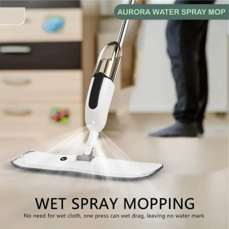 2-in-1 360° Water Spray Microfiber Mop – Floor Cleaning Spray Mop
