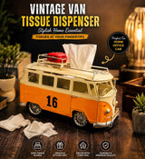 Antique Vintage Bus Tissue Box
