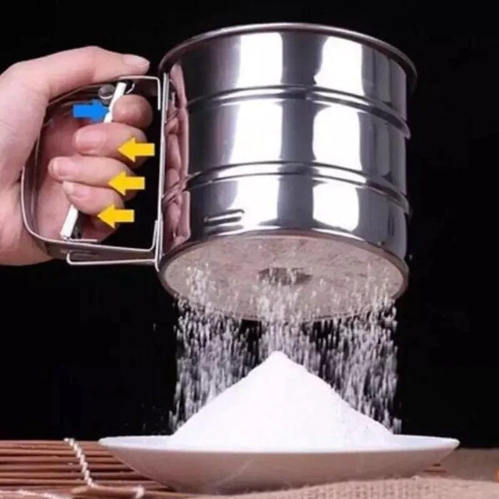 Flour Sifter Baking & Kitchen Essential Nexusmart view 4 - Nexusmart Pakistan