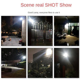 Solar Sensor Motion, Sunlight control Solar Energy Street lamp, Solar Power Induction Wall Light, Solar Led Light Outdoor Lamp, Motion Sensor Wall Light, Waterproof Solar Sunlight Powered Garden Street Light
