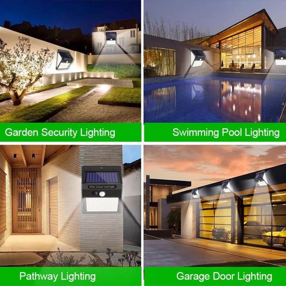 Solar Sensor Motion, Sunlight control Solar Energy Street lamp, Solar Power Induction Wall Light, Solar Led Light Outdoor Lamp, Motion Sensor Wall Light, Waterproof Solar Sunlight Powered Garden Street Light