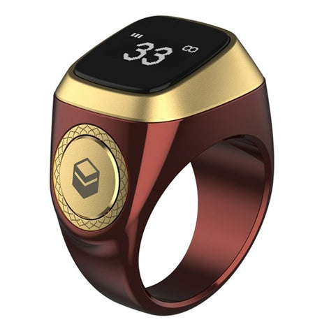 Digital Tasbih Ring Counter Prayer Tally Counter Zikr Ring view 4 - Nexusmart Pakistan