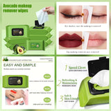 Avocado Makeup Remover Wipes – Moisturizing Facial Cleansing Wipes