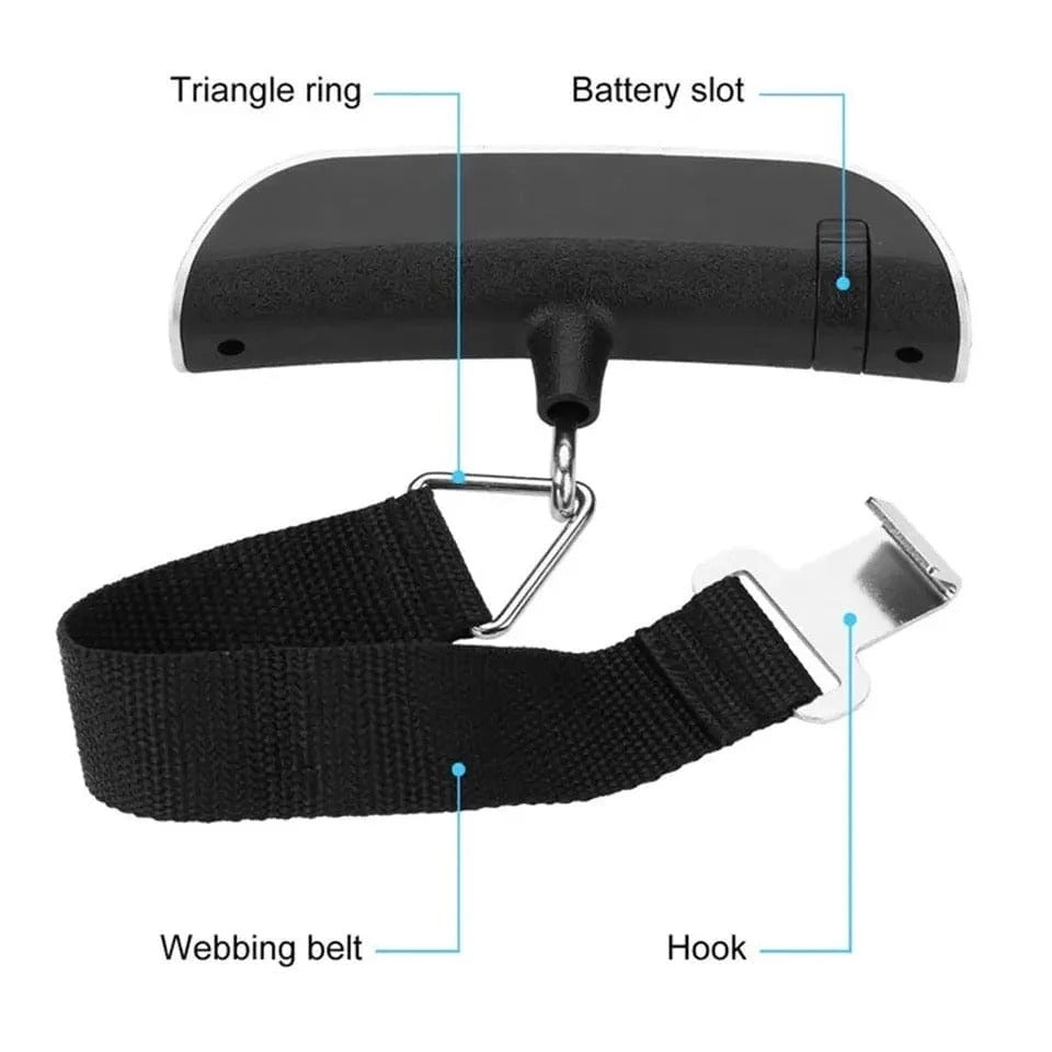 Digital Luggage Scale 110LB with Backlit LCD & Hook
