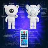 Astronaut Galaxy Projector Lamp with Remote Control – Nebula Star Ceiling Light for Kids