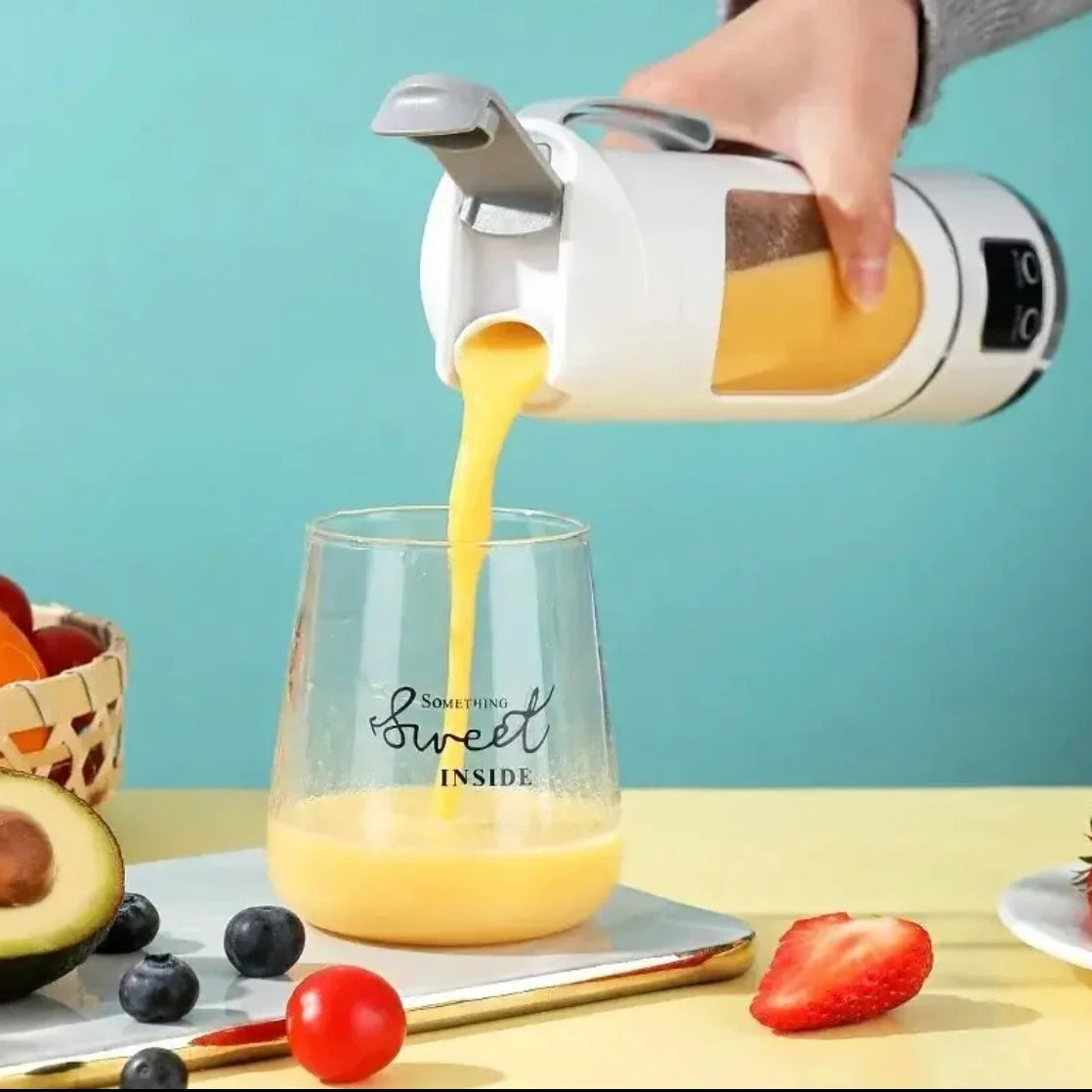 450ml Rechargeable Portable Blender for Shakes & Smoothies  Mini Electric Fruit Juicer