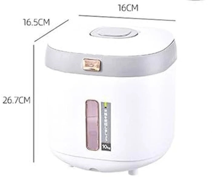 10KG Airtight Rice Dispenser – Large Capacity Dry Food Storage Container