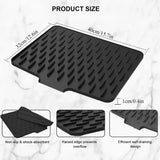 Silicone Anti Slip Kitchen Drain Mat – Waterproof Drying Pad