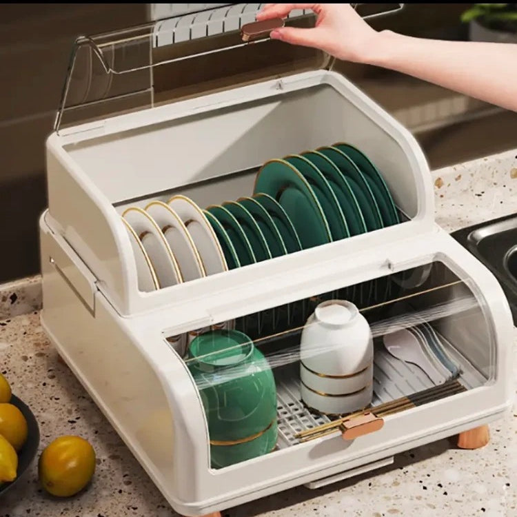 Modern Mini Sideboard Kitchen Rack, Dining Room Storage Space Saving kitchen Cabinet Organizer, Kitchen Dish Drying Drain Rack