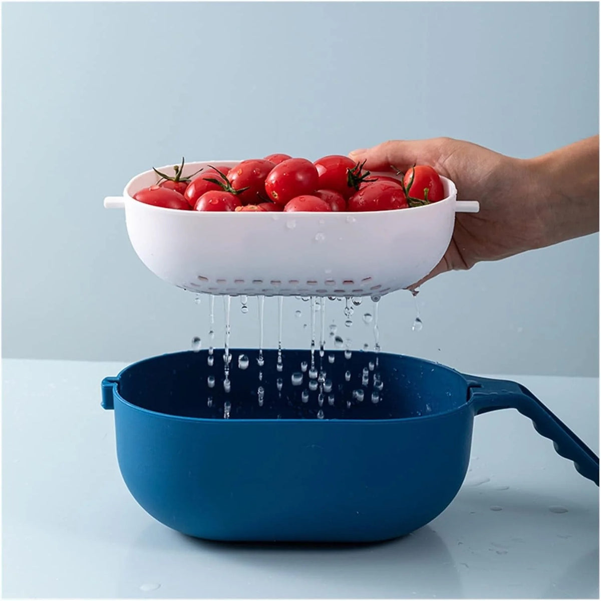 Multifunctional Vegetable Slicer with Drain Basket & Storage Container