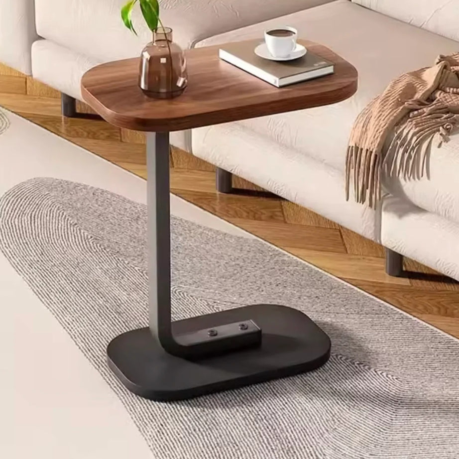 Multifunctional Wooden Bedside & Sofa Side Table – Square Mini Coffee Table