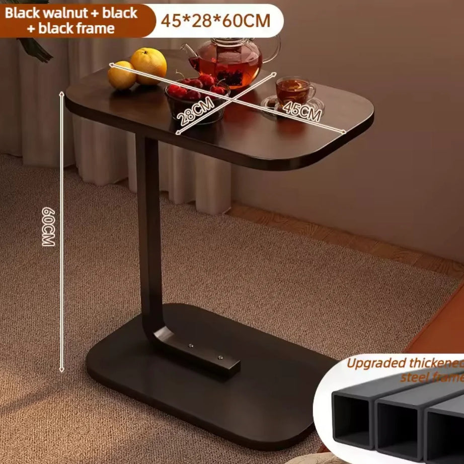 Multifunctional Wooden Bedside & Sofa Side Table – Square Mini Coffee Table
