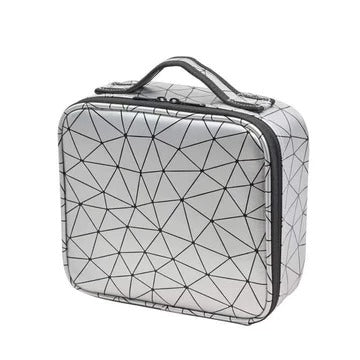 Diamond Travel Cosmetic Bag – Spacious Makeup & Beauty Organizer