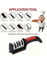 Kitchenly 4-in-1 Adjustable Kitchen Knife Sharpener view 4 - Nexusmart Pakistan