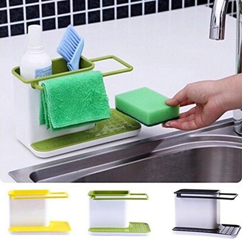 Kitchen Sink Soap & Sponge Organizer Kitchen & Cooking view 2 - Nexusmart Pakistan