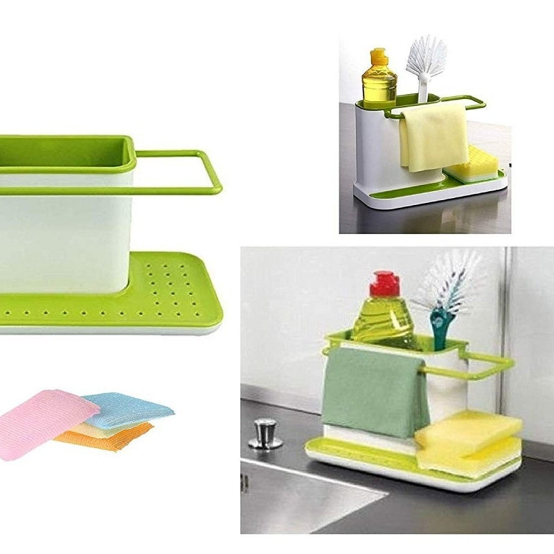 Kitchen Sink Soap & Sponge Organizer Kitchen & Cooking view 4 - Nexusmart Pakistan