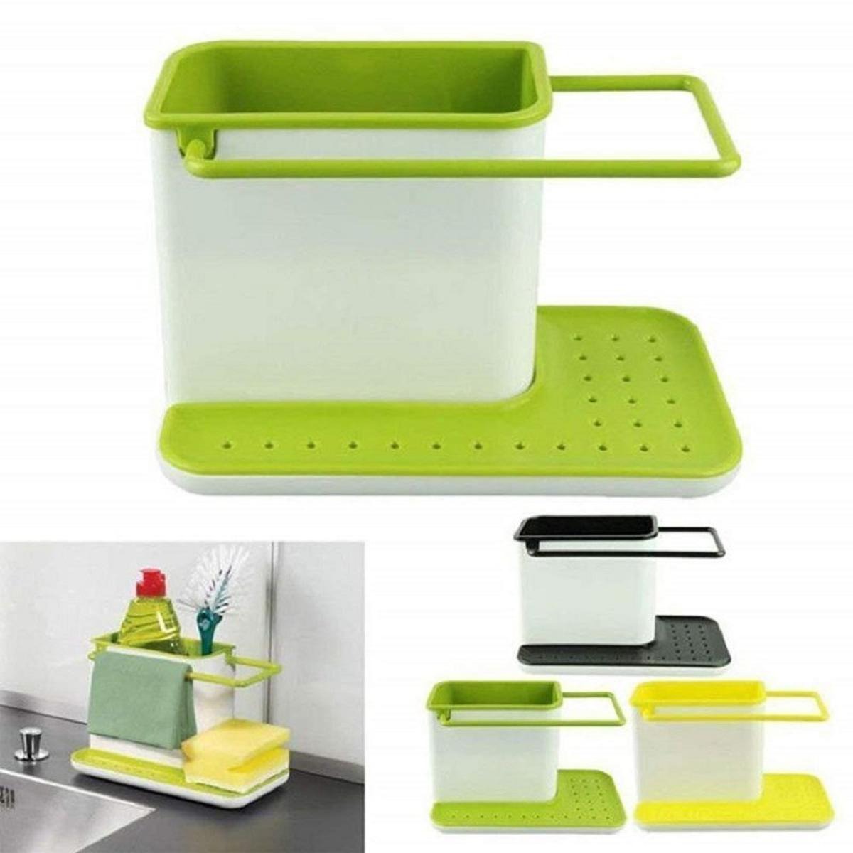 Kitchen Sink Soap & Sponge Organizer Kitchen & Cooking product image - Nexusmart Pakistan