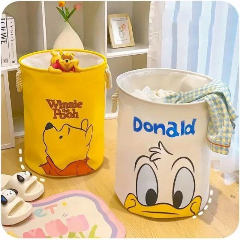 Disney Donald Duck Strawberry Bear Multi-Pattern Foldable Laundry Basket