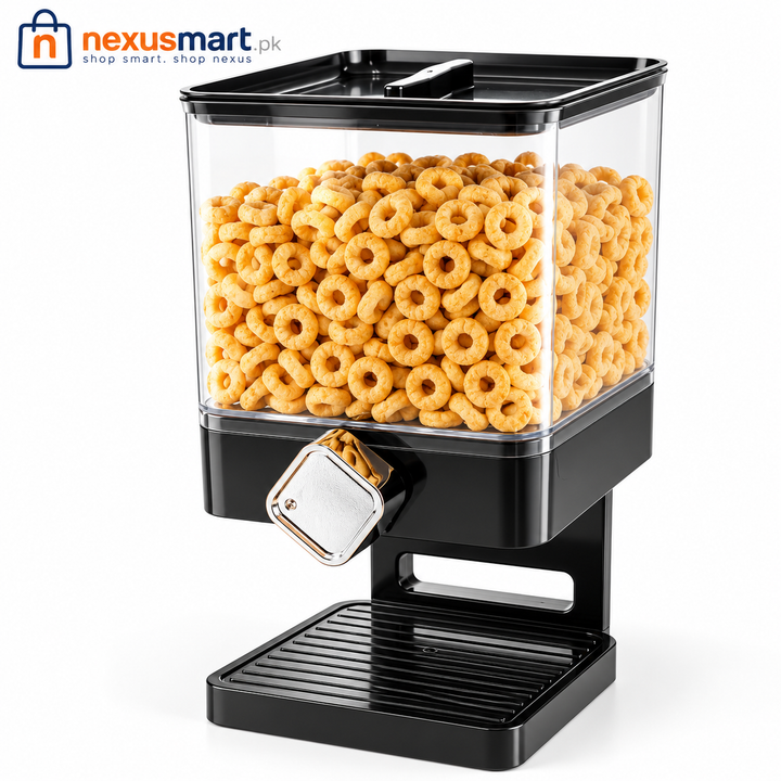 Luxury Single Cornflakes Dispenser – Twist Knob Cereal Storage Container