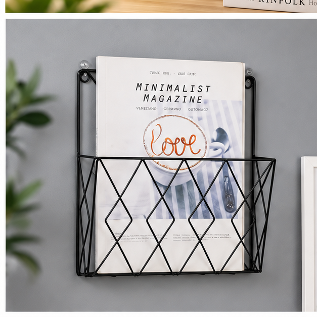 Magazine & Books Organizer – Home & Office Storage Rack