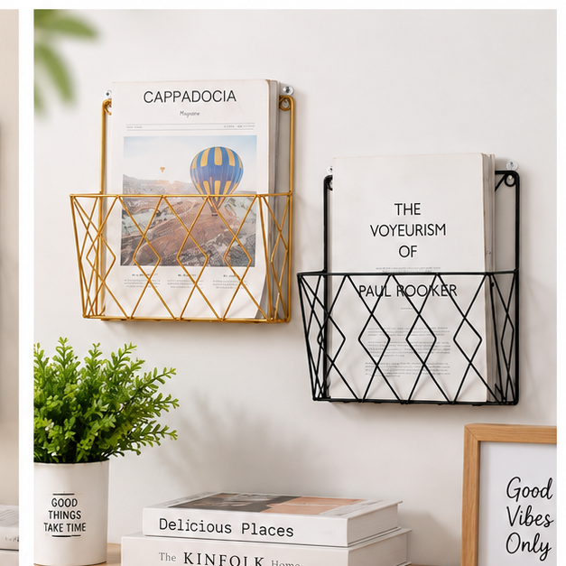Magazine & Books Organizer – Home & Office Storage Rack