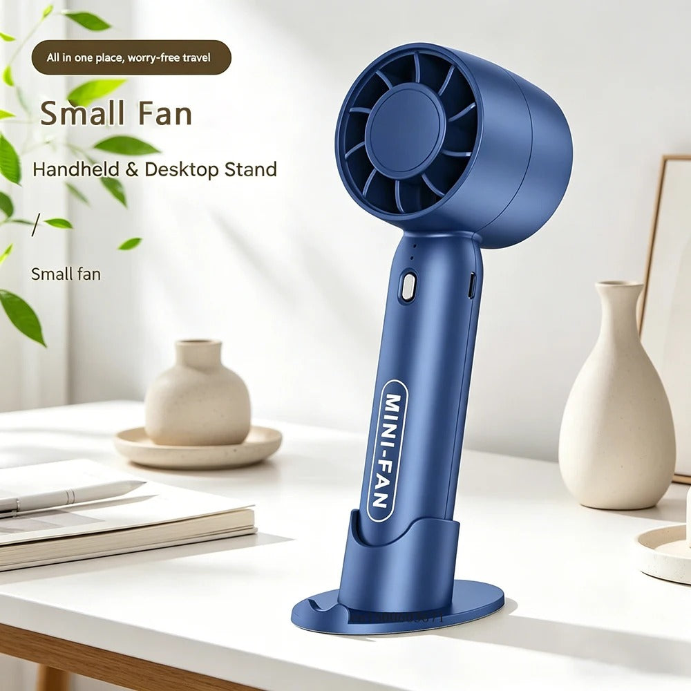 Turbo-Air Portable Rechargeable Mini Blower Fan – 3 Speed Gears