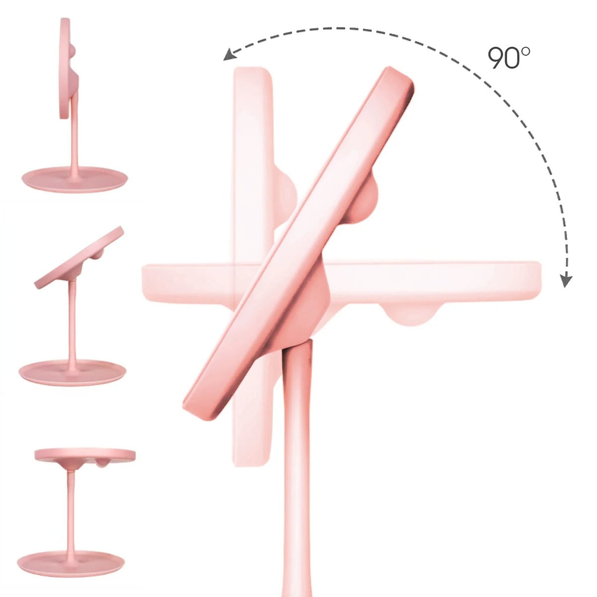 Rechargeable LED Makeup Mirror - Portable Beauty Light