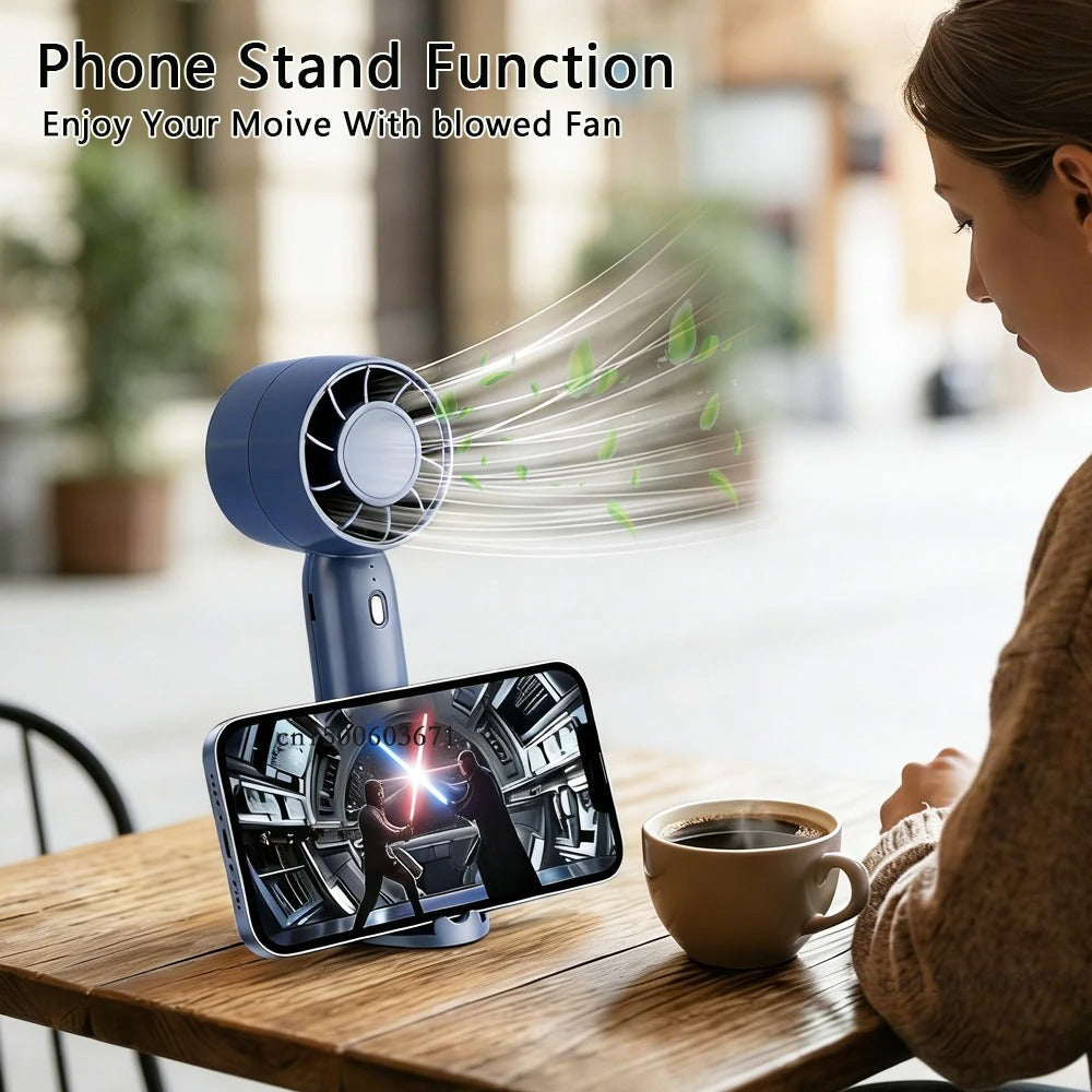 Turbo-Air Portable Rechargeable Mini Blower Fan – 3 Speed Gears