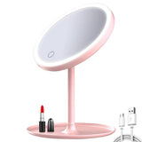 Rechargeable LED Makeup Mirror - Portable Beauty Light