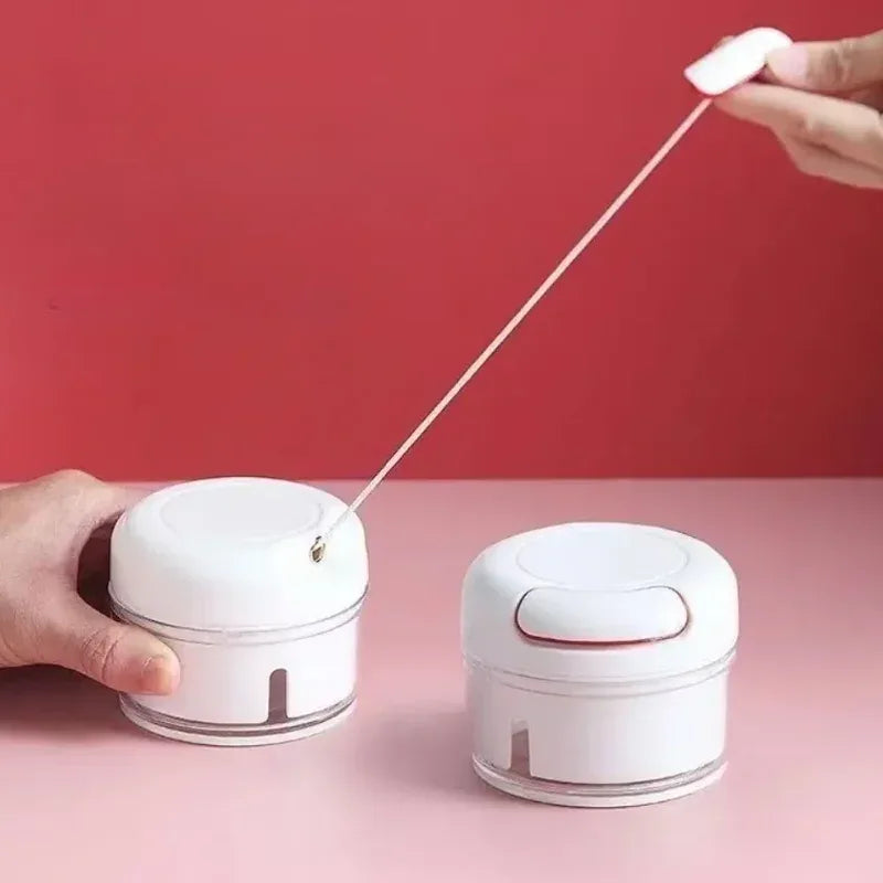 Manual Garlic Chopper with Easy Pull Mechanism