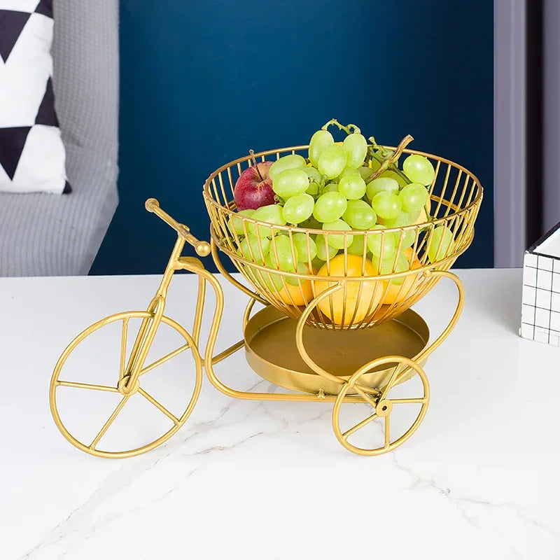 Modern Fruit Basket – Stylish Black Design