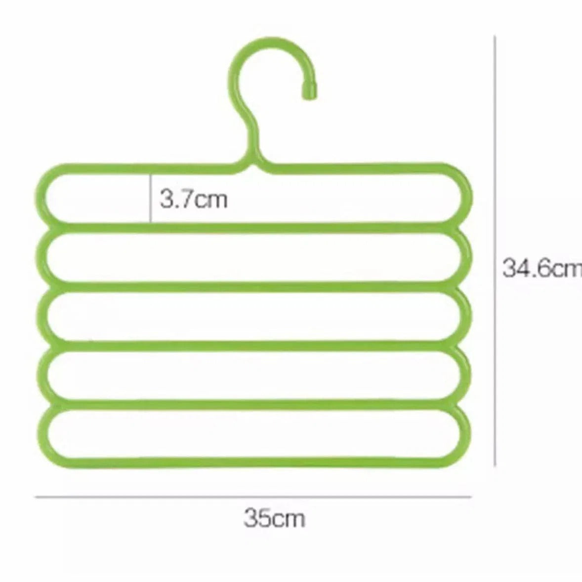 5-Layer Space Saving Pants Hanger Nexusmart view 4 - Nexusmart Pakistan