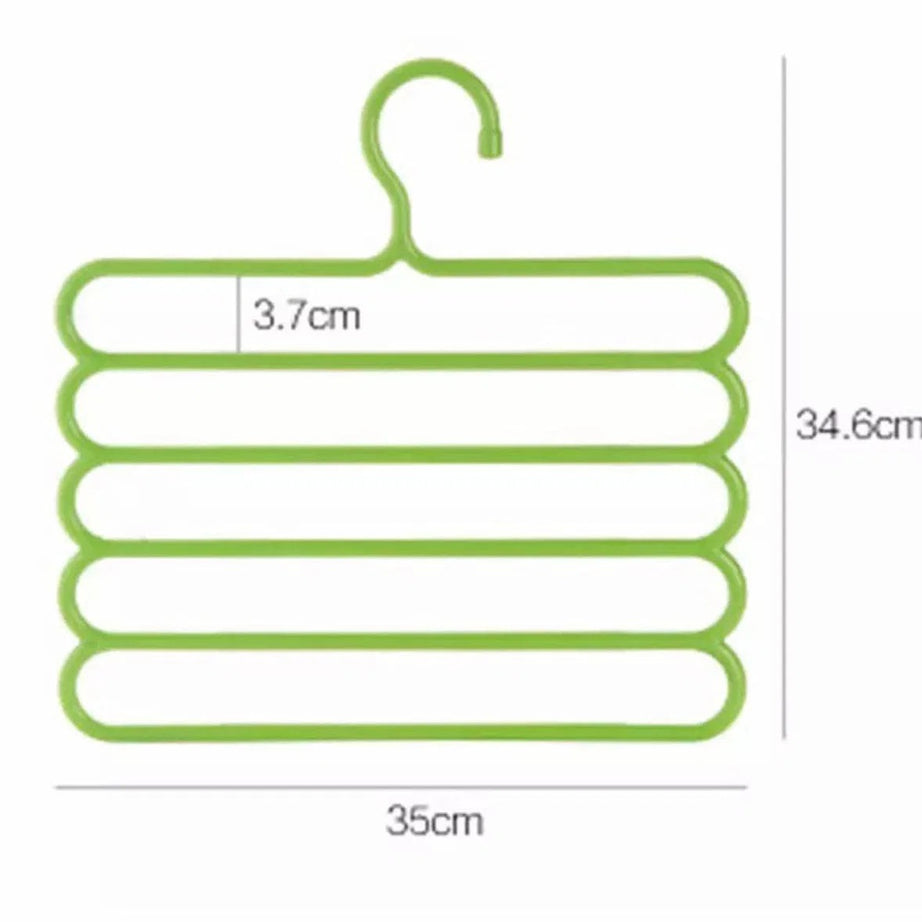 5-Layer Space Saving Pants Hanger Nexusmart view 4 - Nexusmart Pakistan